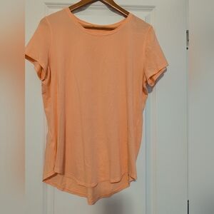 Lululemon Athletica Coral Short Sleeve Tee